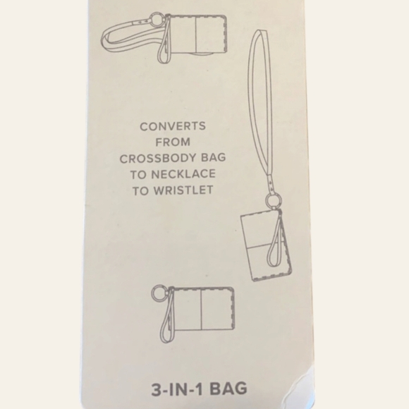 Lucky Brand Leather Convertible 3-in-1 Roze Bag in Mint Green - Picture 9 of 9